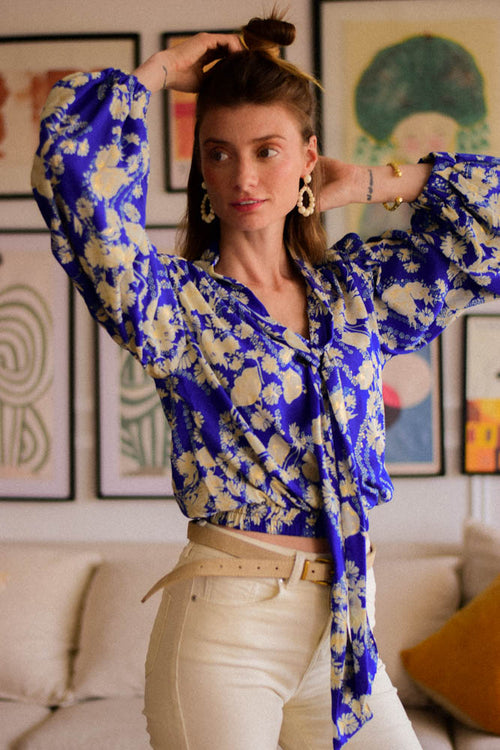 Blusa Cora Azul