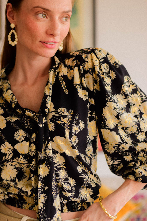 Blusa Cora Negra