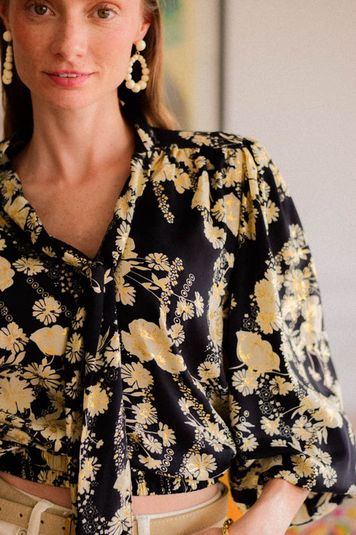 Blusa Cora Negra