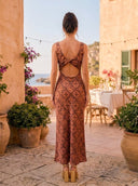 Vestido Rocio Terracota