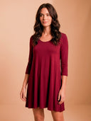 Vestido Mandala Burdeo