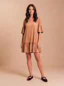 Vestido Kate Camel