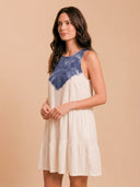 Vestido Trini Tie Dye Azul