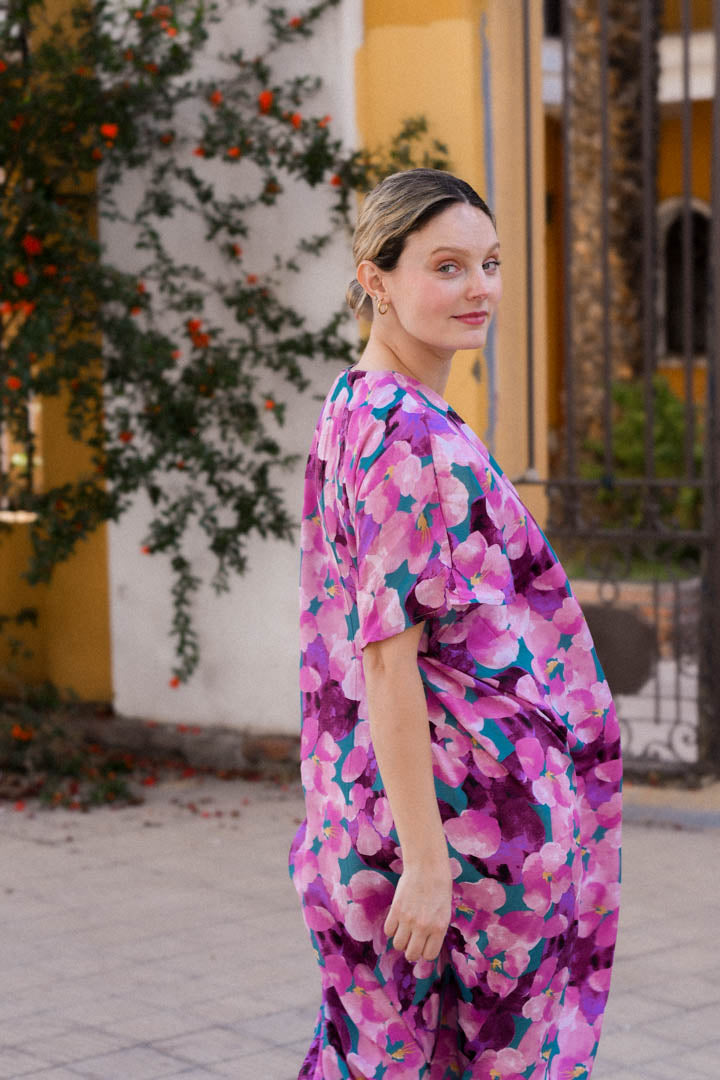 Vestido Caspio Morado