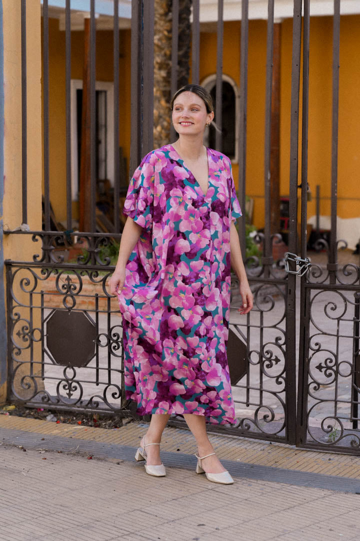 Vestido Caspio Morado