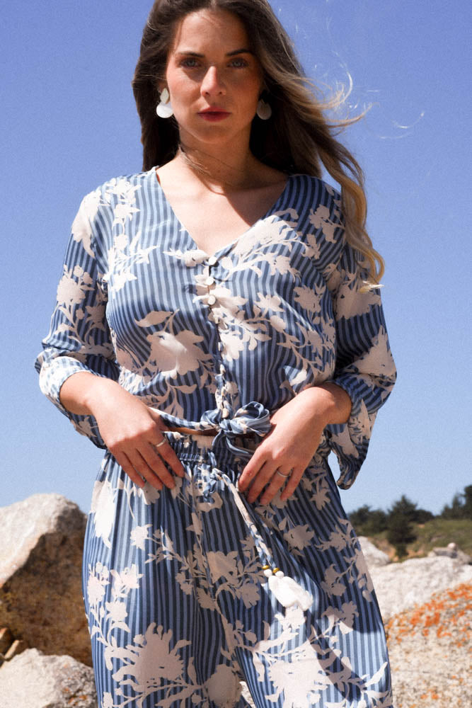 Blusa Asunción Azul