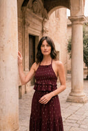 Blusa Ibiza Burdeo