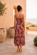 Conjunto Flores Café