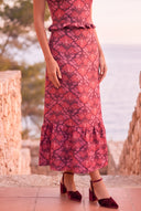 Conjunto Hojas Magenta