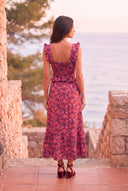 Conjunto Hojas Magenta