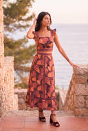Conjunto Hojas Naranja