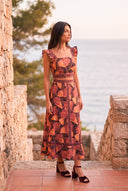 Conjunto Hojas Naranja