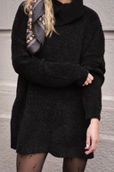 Tejido Lu Chenille Negro
