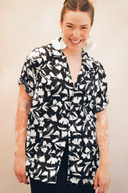 Blusa Guayabera Negra