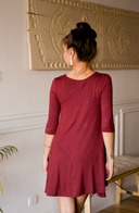 Vestido Mandala Burdeo