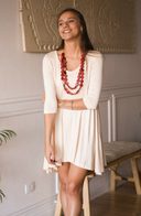 Vestido Mandala Beige