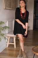 Vestido Mandala Negro