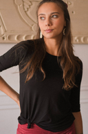 Polera Nudo Negra