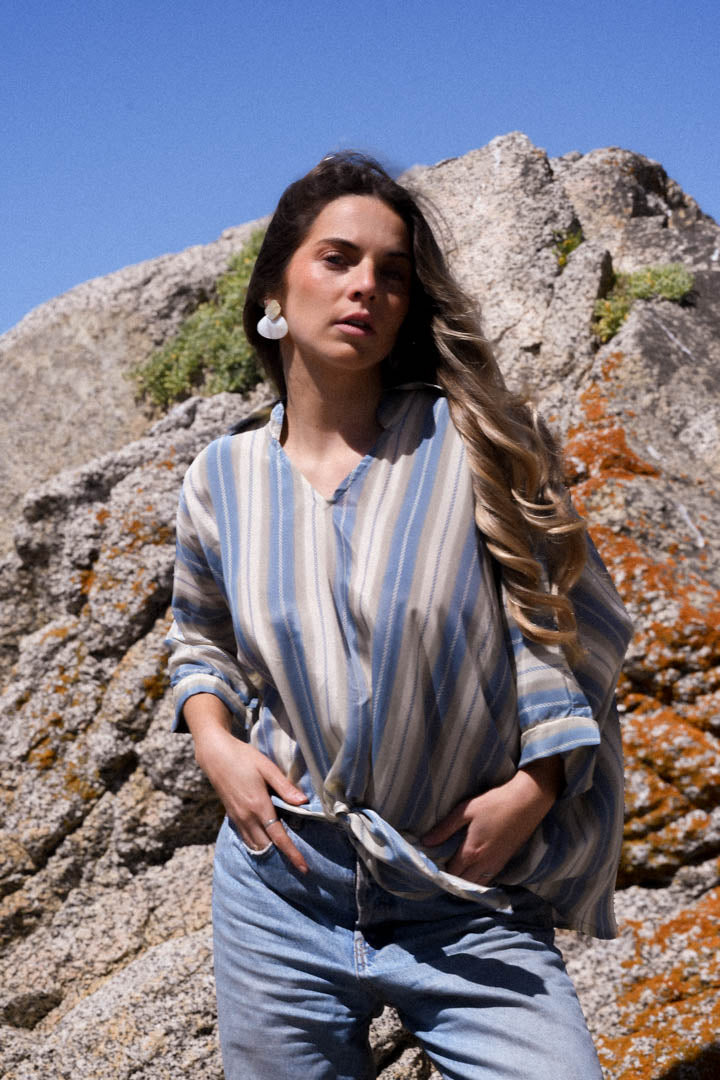 Blusa Marina Celeste