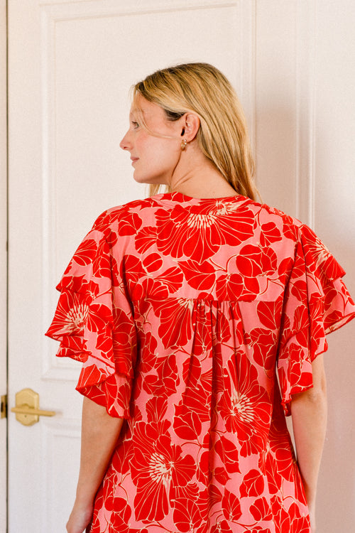 Blusa Grau Rojo