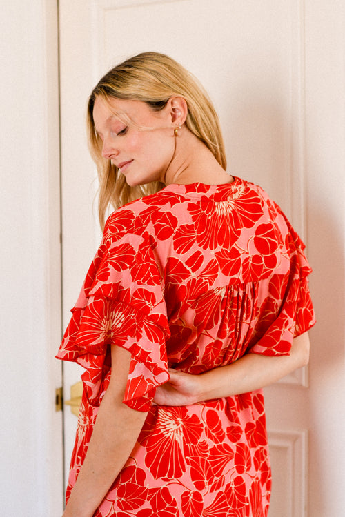 Blusa Grau Rojo