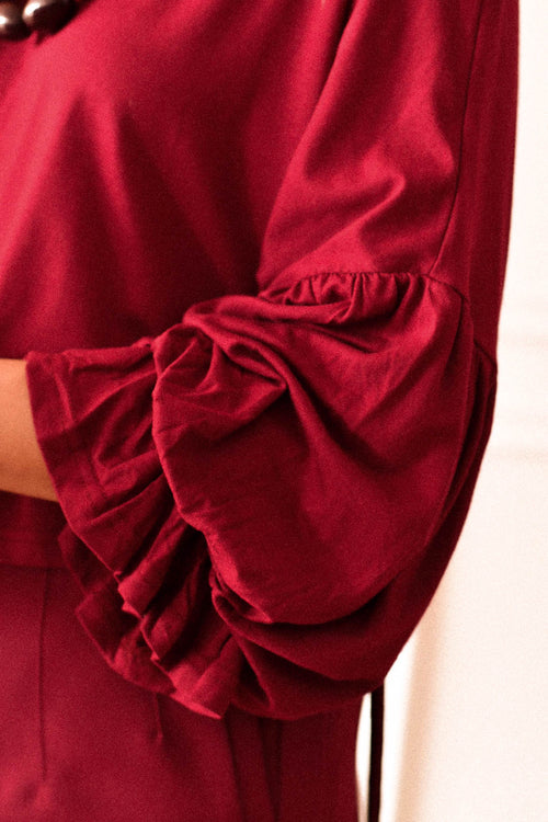 Polera Ester Burdeo