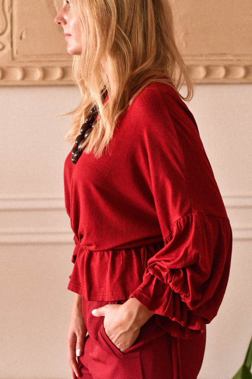 Polera Ester Burdeo