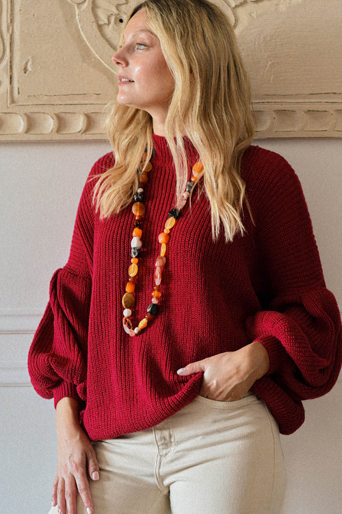 COLLAR MIX NARANJO
