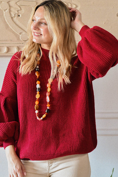 COLLAR MIX NARANJO