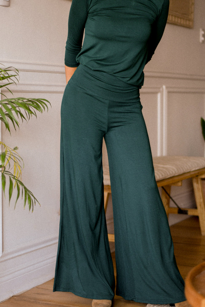 Pantalón Palazzo Verde