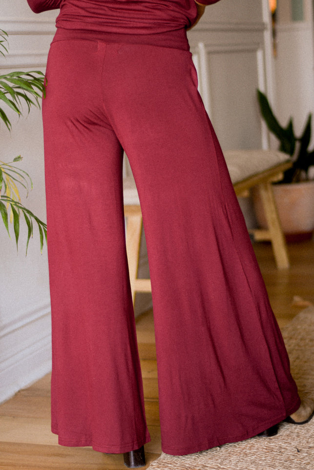Pantalón Palazzo Burdeo