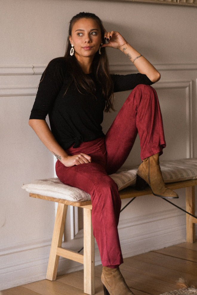 PANTALON SILVIE BURDEO