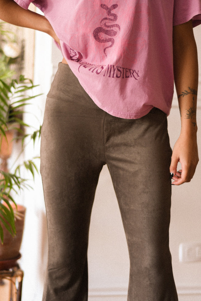 PANTALON SILVIE TAUPE