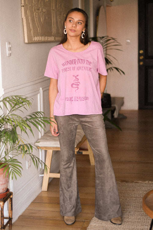 PANTALON SILVIE TAUPE