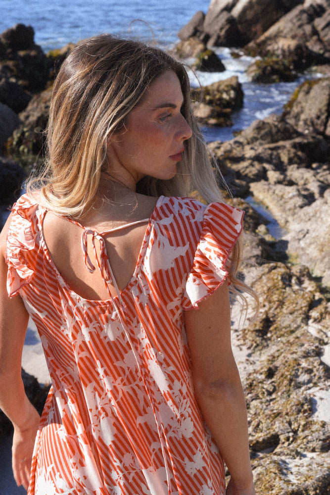 Vestido Clementa Naranja