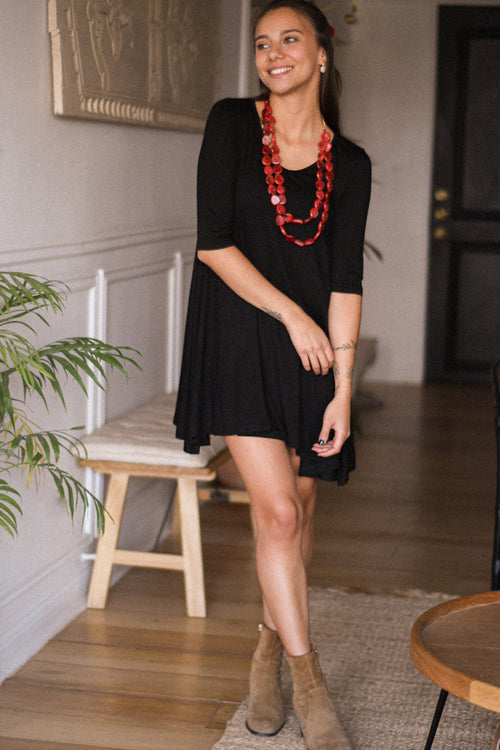 Vestido Mandala Negro