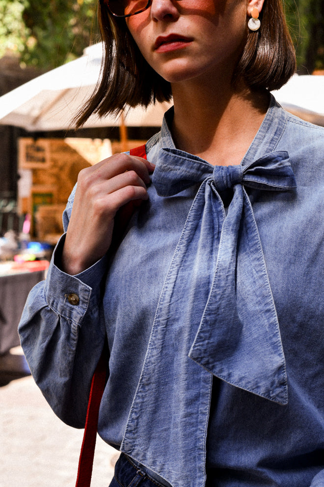 Blusa Lazo Denim