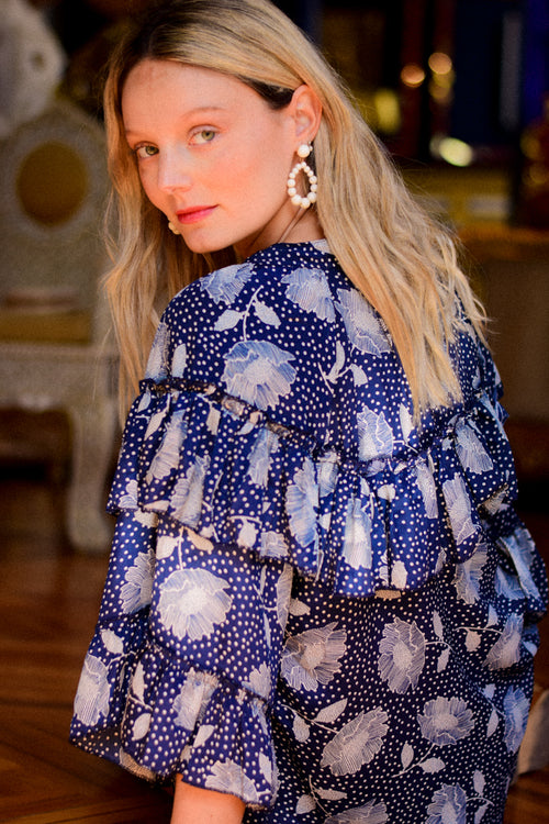 Blusa Caribe Azul