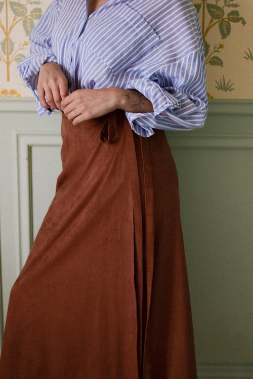 FALDA MARIE 3/4 CAMEL