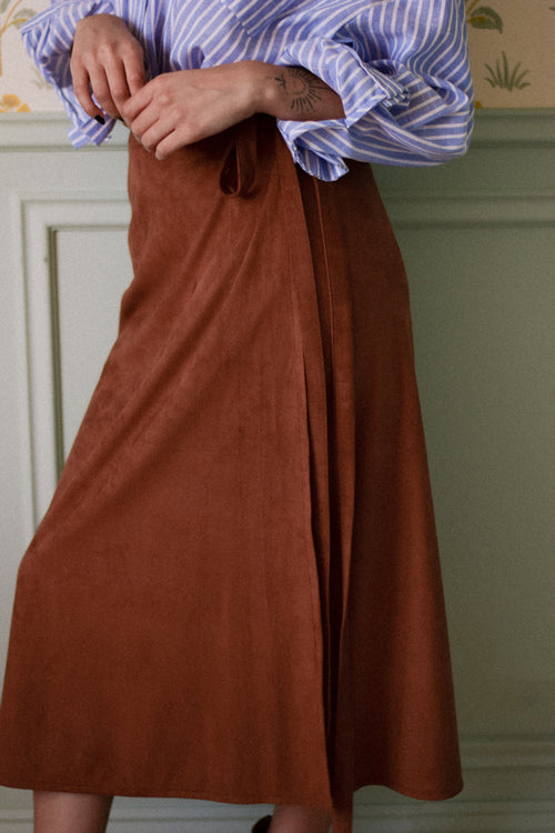 FALDA MARIE 3/4 CAMEL