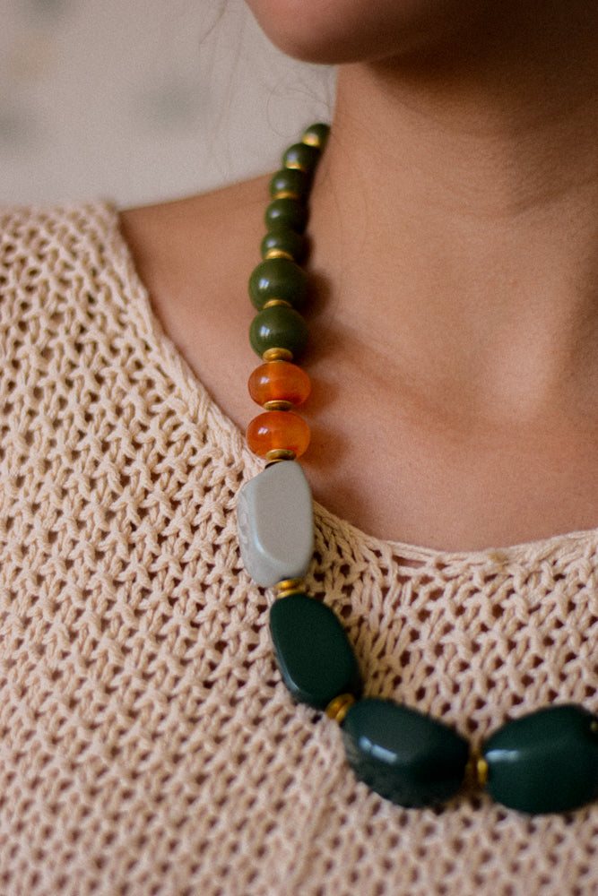 COLLAR DEGRADÉ VERDE