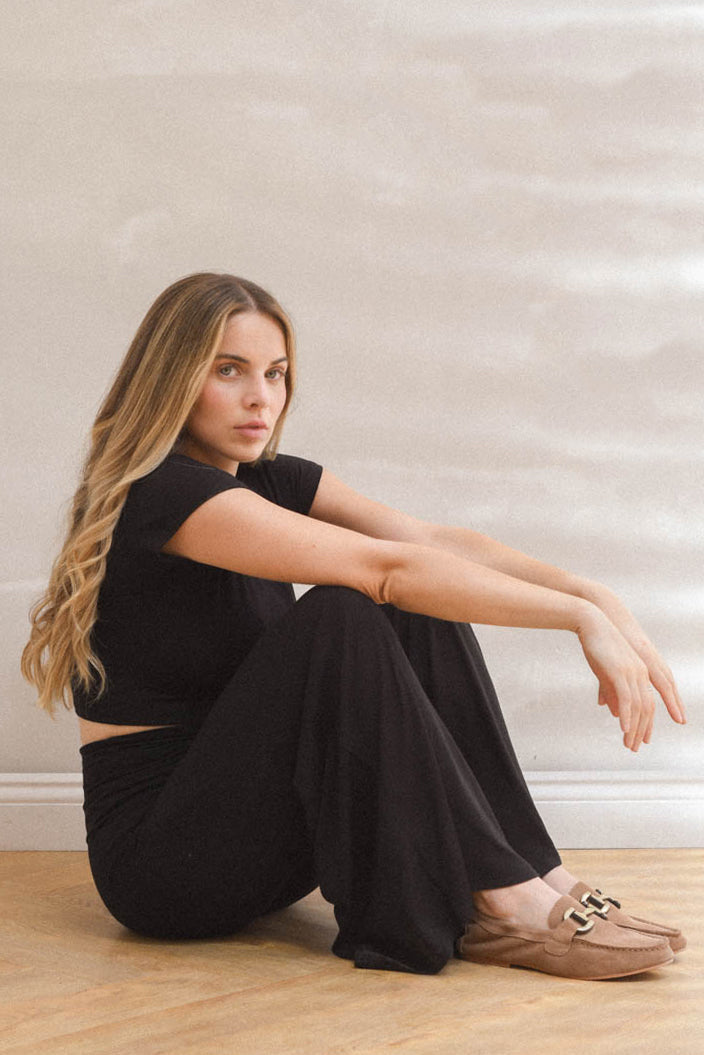 Pantalón Palazzo Negro