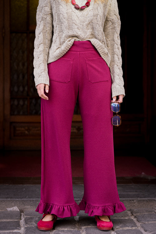 Pantalón Roberta Guinda