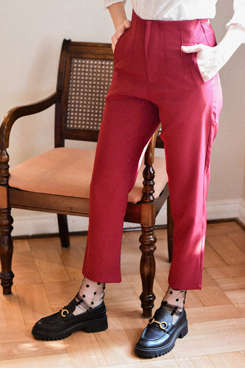 Pantalón Ana Burdeo