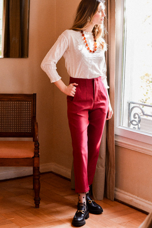 Pantalón Ana Burdeo
