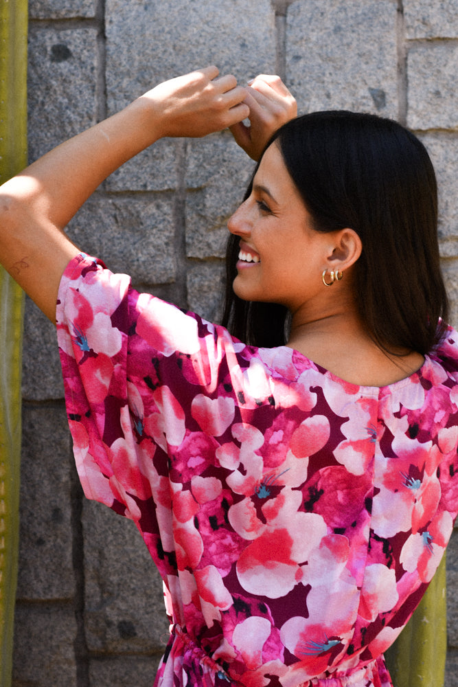 Vestido Aruna Fucsia