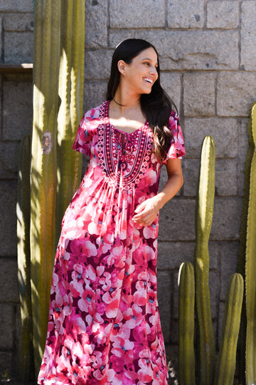 Vestido Filomena Fucsia