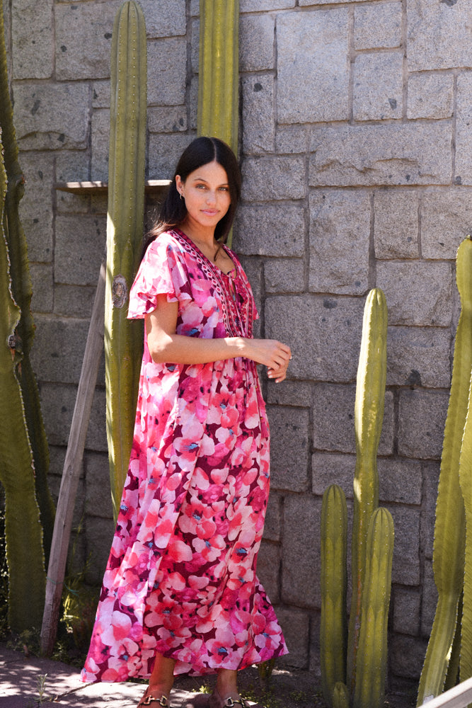 Vestido Filomena Fucsia