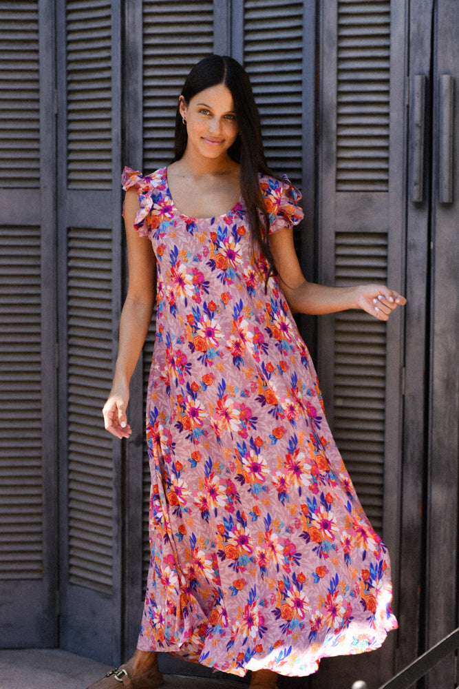 Vestido Clementa Rosa
