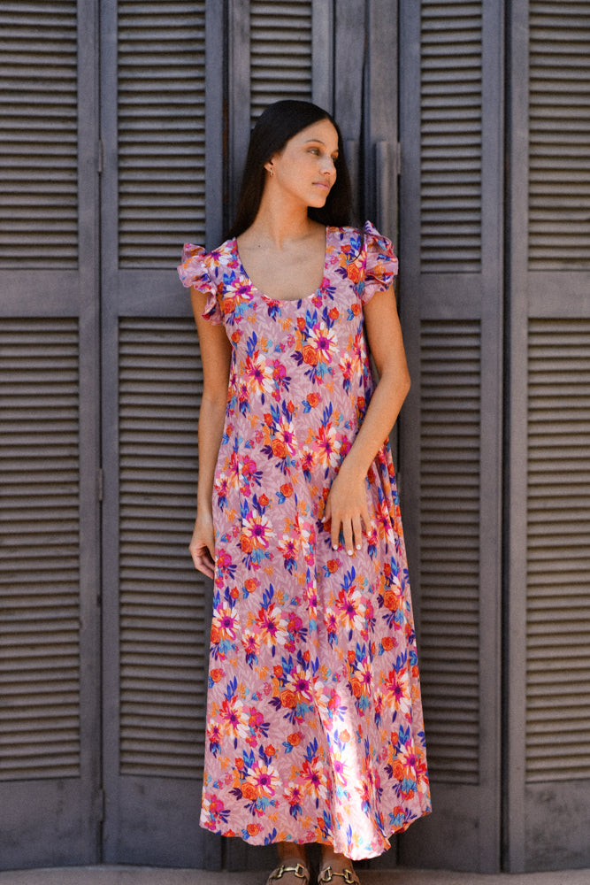 Vestido Clementa Rosa